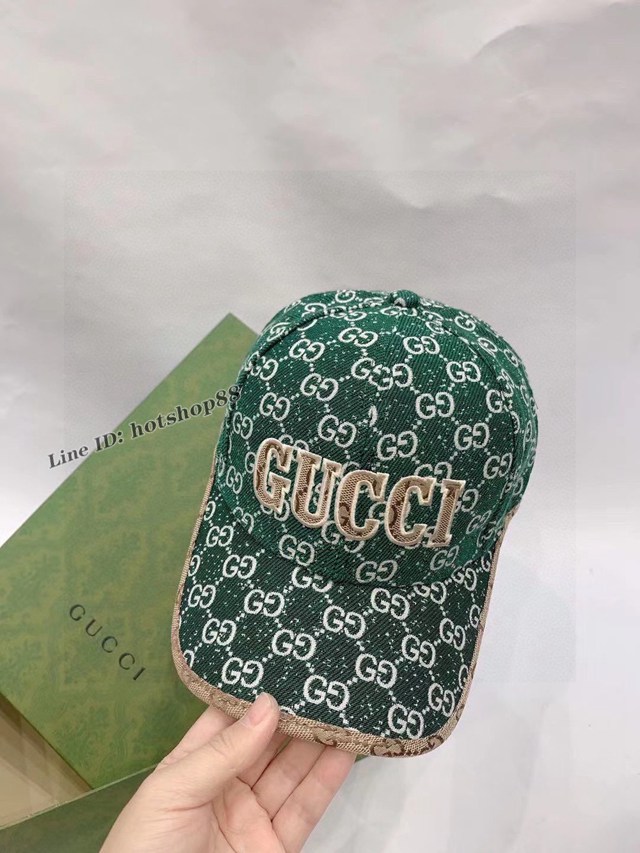 Gucci古奇專櫃爆款棒球帽男女同款鴨舌帽 mmyj3276